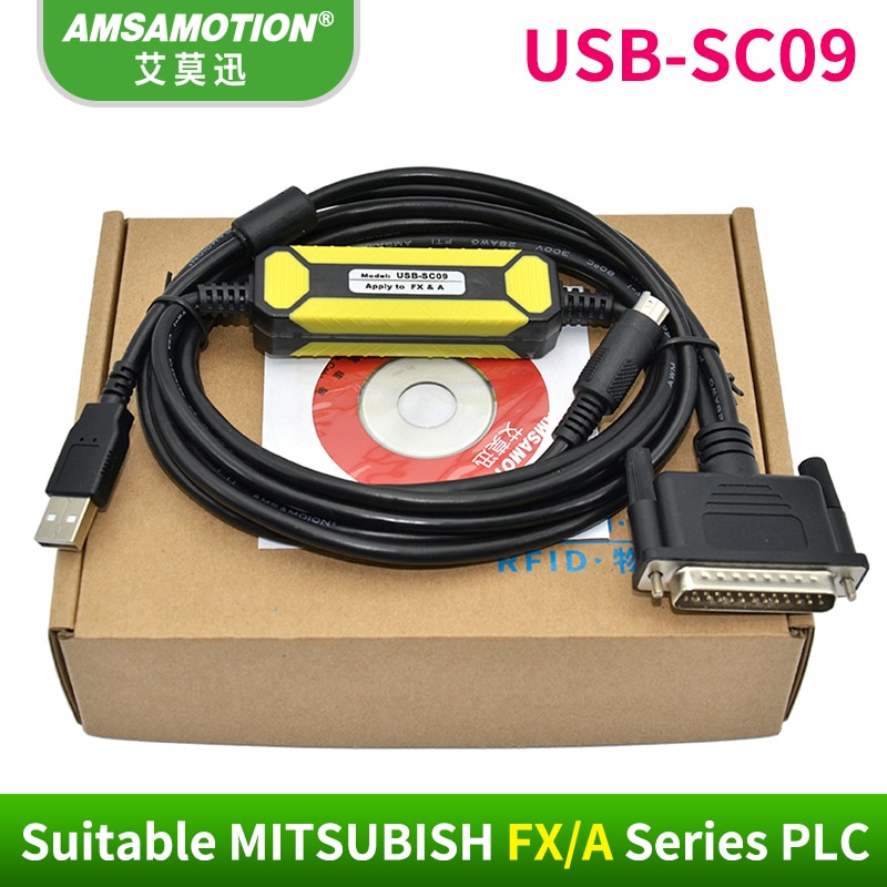 USB-SC09 Mitsubishi FX/A FX1N 2N 1S 3U ø PLC..